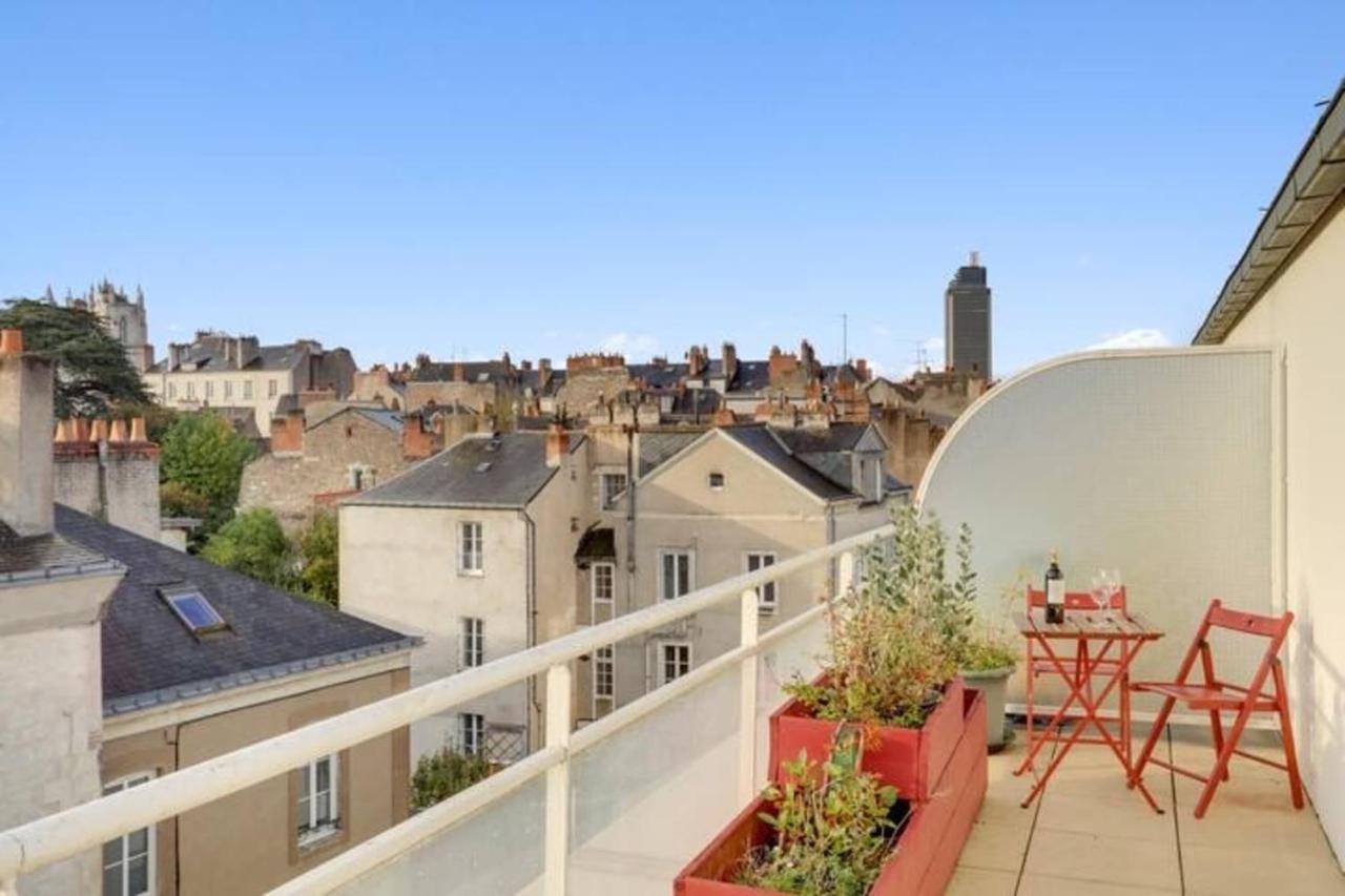 Bright Apartment With Large Terrace Nantes Dış mekan fotoğraf